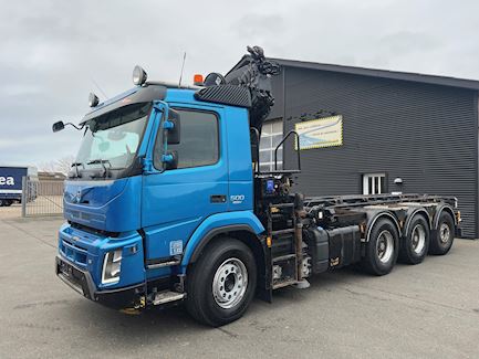 Volvo FMX500 8X4 HMF 2620, Hejs/kran